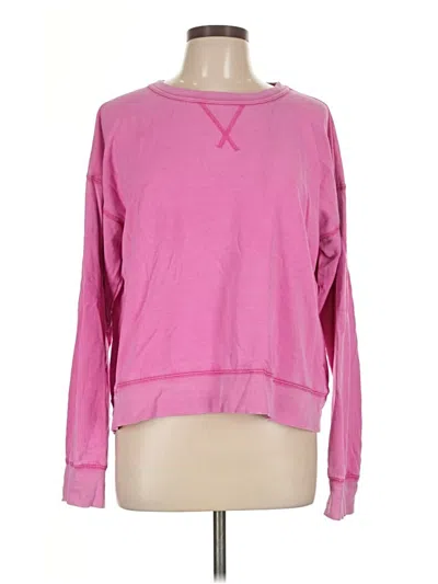 Pre-owned Jcrew Sweatshirt In Pink