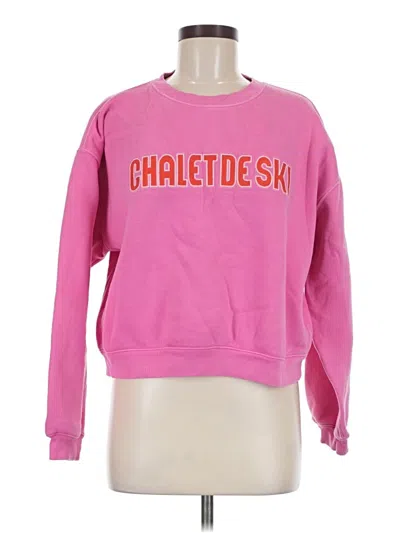 Pre-owned Jcrew Sweatshirt In Pink