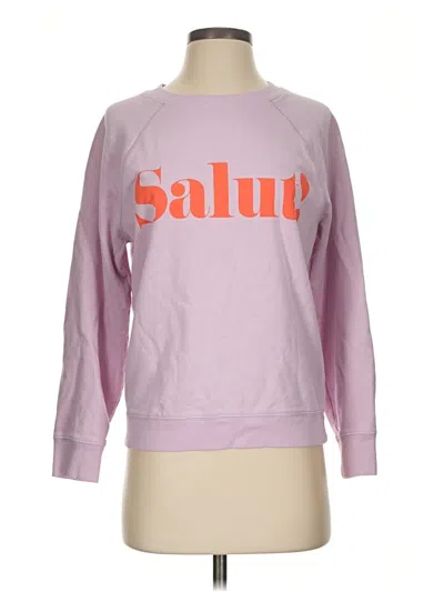 Pre-owned Jcrew Sweatshirt In Purple