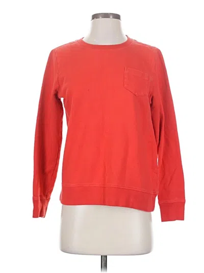 Pre-owned Jcrew Sweatshirt In Red