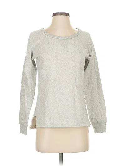 Pre-owned Jcrew Sweatshirt In Silver