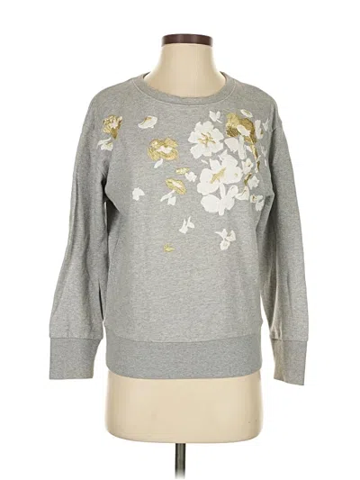 Pre-owned Jcrew Sweatshirt In Silver