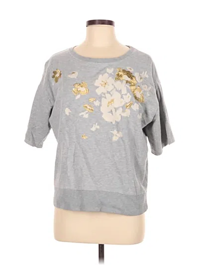 Pre-owned Jcrew Sweatshirt In Silver