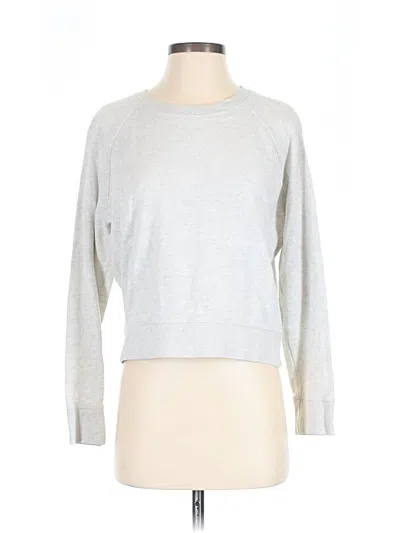Pre-owned Jcrew Sweatshirt In Silver