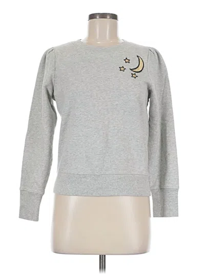 Pre-owned Jcrew Sweatshirt In Silver