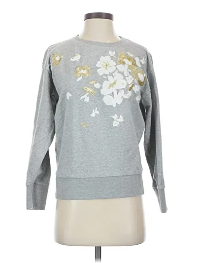 Pre-owned Jcrew Sweatshirt In Silver