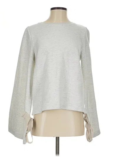 Pre-owned Jcrew Sweatshirt In Silver
