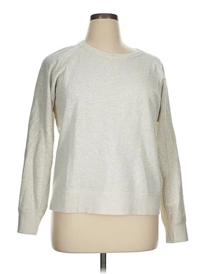 Pre-owned Jcrew Sweatshirt In Silver