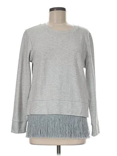 Pre-owned Jcrew Sweatshirt In Silver