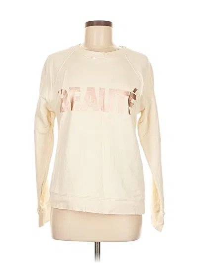 Pre-owned Jcrew Sweatshirt In White