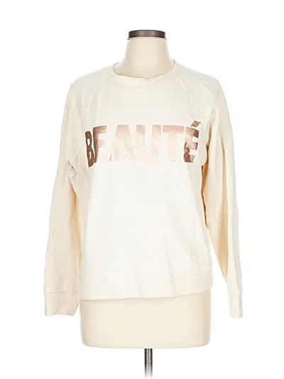 Pre-owned Jcrew Sweatshirt In White