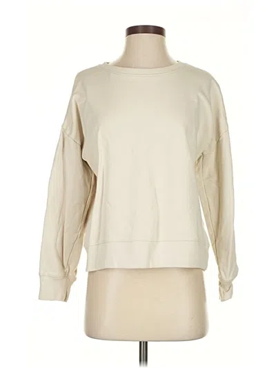 Pre-owned Jcrew Sweatshirt In White