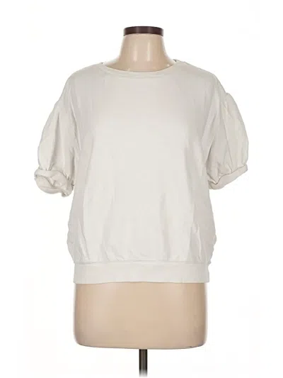 Pre-owned Jcrew Sweatshirt In White