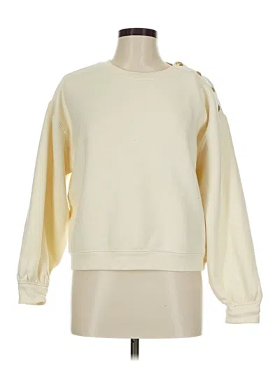 Pre-owned Jcrew Sweatshirt In White