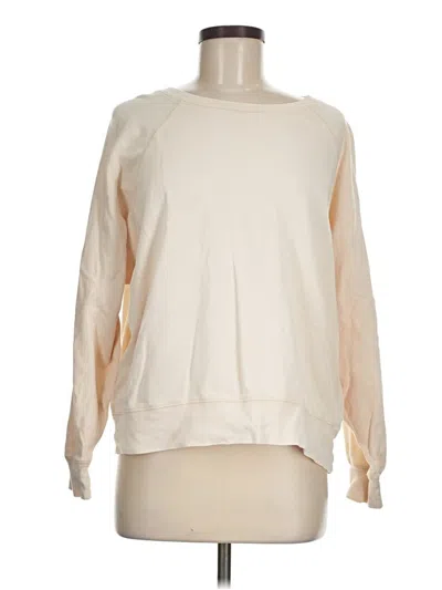 Pre-owned Jcrew Sweatshirt In White