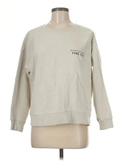 Pre-owned Jcrew Sweatshirt In White