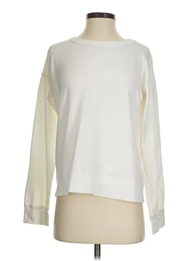 Pre-owned Jcrew Sweatshirt In White