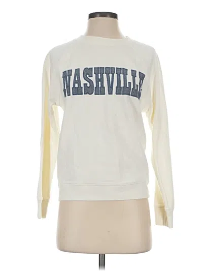 Pre-owned Jcrew Sweatshirt In White