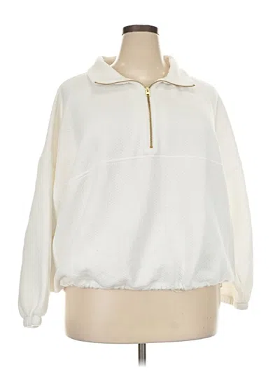 Pre-owned Jcrew Sweatshirt In White