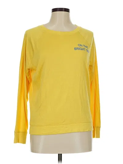Pre-owned Jcrew Sweatshirt In Yellow