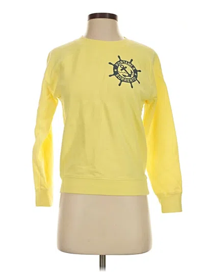 Pre-owned Jcrew Sweatshirt In Yellow
