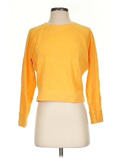 Pre-owned Jcrew Sweatshirt In Yellow