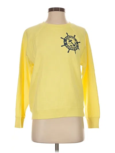 Pre-owned Jcrew Sweatshirt In Yellow