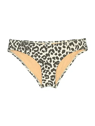 Jcrew Swimsuit Bottoms In Animal Print