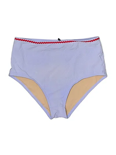 Pre-owned Jcrew Swimsuit Bottoms In Blue