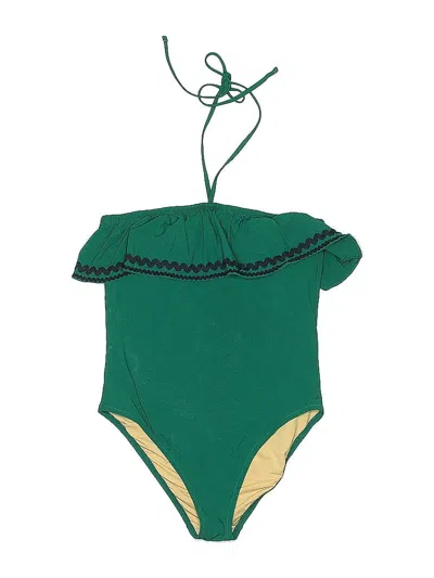 Pre-owned Jcrew Swimsuit Bottoms In Blue