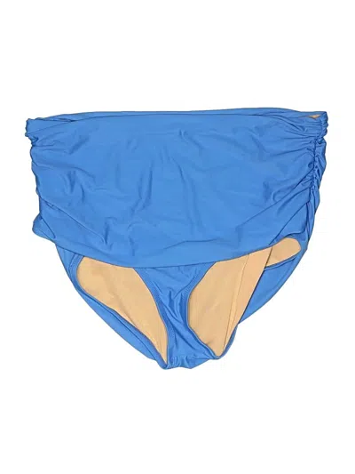 Pre-owned Jcrew Swimsuit Bottoms In Blue