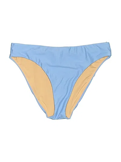 Pre-owned Jcrew Swimsuit Bottoms In Blue