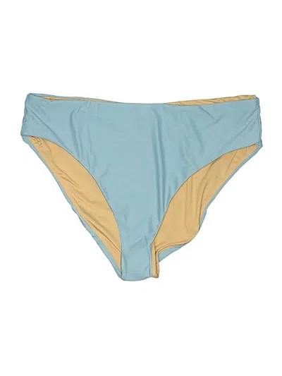 Pre-owned Jcrew Swimsuit Bottoms In Blue