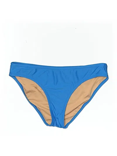 Pre-owned Jcrew Swimsuit Bottoms In Blue