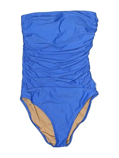 Pre-owned Jcrew Swimsuit Bottoms In Blue