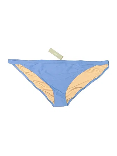 Pre-owned Jcrew Swimsuit Bottoms In Blue