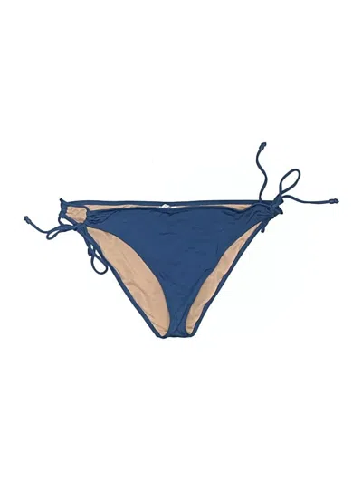 Pre-owned Jcrew Swimsuit Bottoms In Blue