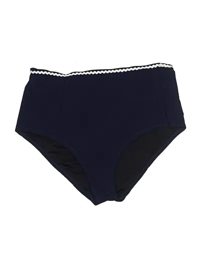 Pre-owned Jcrew Swimsuit Bottoms In Blue