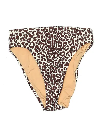 Pre-owned Jcrew Swimsuit Bottoms In Brown