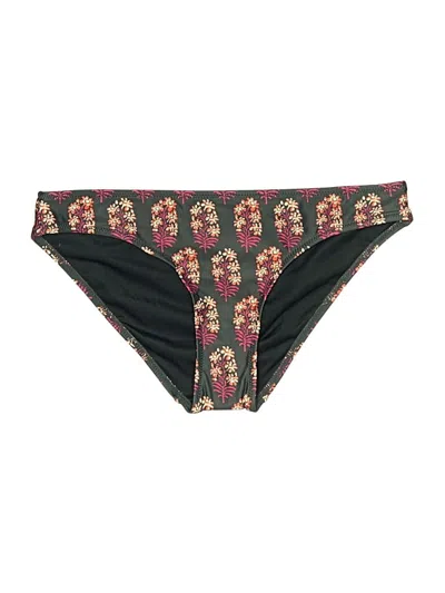 Pre-owned Jcrew Swimsuit Bottoms In Burgundy