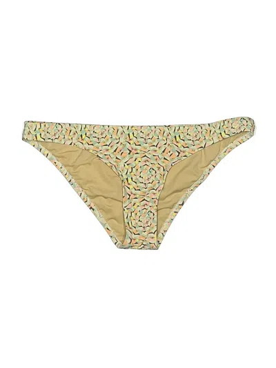 Pre-owned Jcrew Swimsuit Bottoms In Gold