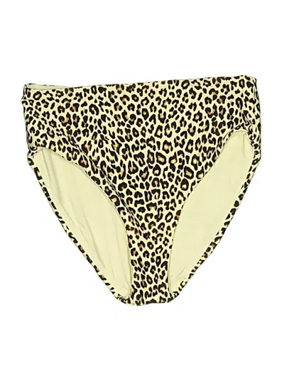Pre-owned Jcrew Swimsuit Bottoms In Gold