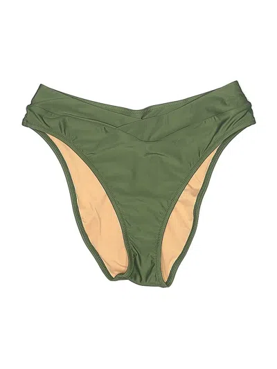 Pre-owned Jcrew Swimsuit Bottoms In Green