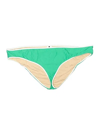 Pre-owned Jcrew Swimsuit Bottoms In Green