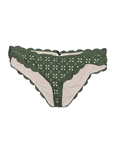 Pre-owned Jcrew Swimsuit Bottoms In Green