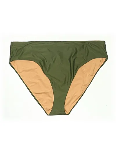 Jcrew Swimsuit Bottoms In Green