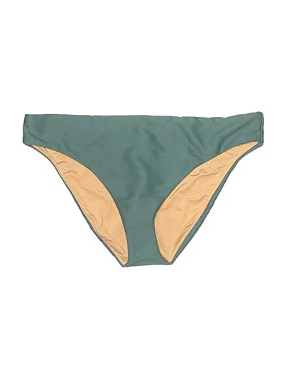 Pre-owned Jcrew Swimsuit Bottoms In Green