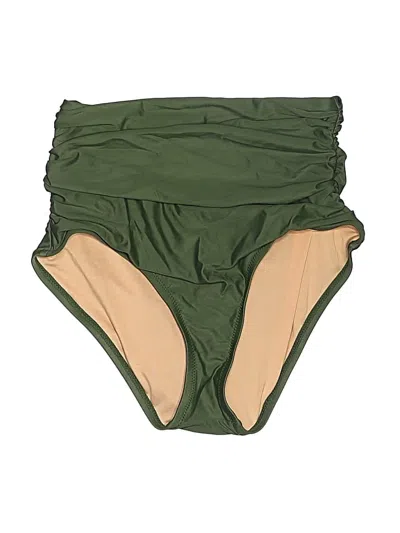 Pre-owned Jcrew Swimsuit Bottoms In Green