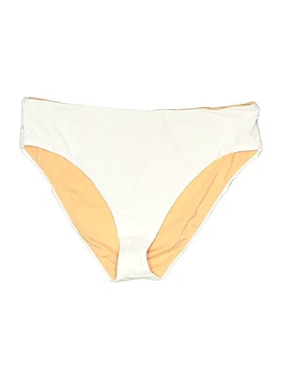 Pre-owned Jcrew Swimsuit Bottoms In Ivory