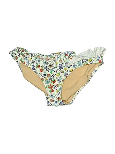 Pre-owned Jcrew Swimsuit Bottoms In Ivory